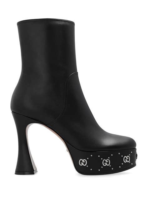 gucci boots flat|gucci platform boots.